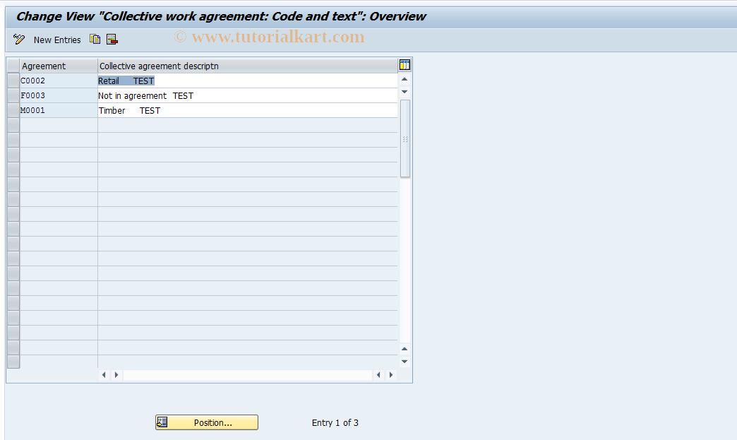 SAP TCode S_AHR_61000585 - IMG-Activity: OHAARIN022