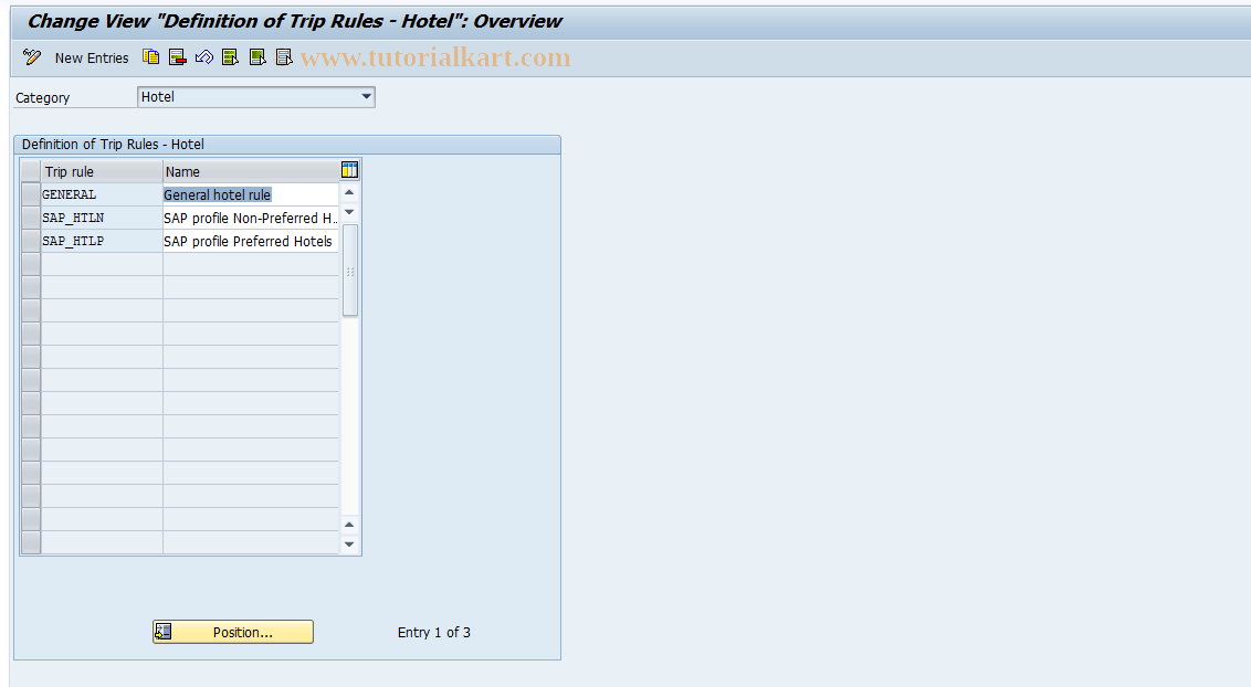 SAP TCode S_AHR_61000608 - IMG Activity: OFTP_PR_001_02_01