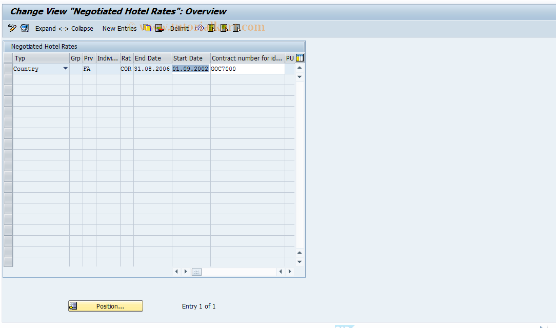 SAP TCode S_AHR_61000628 - IMG Activity: OFTP_NF_001_02