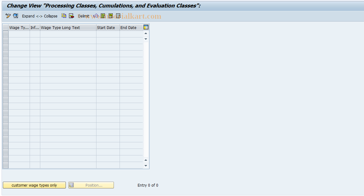 SAP TCode S_AHR_61000650 - IMG-Activity: OHAARSS017