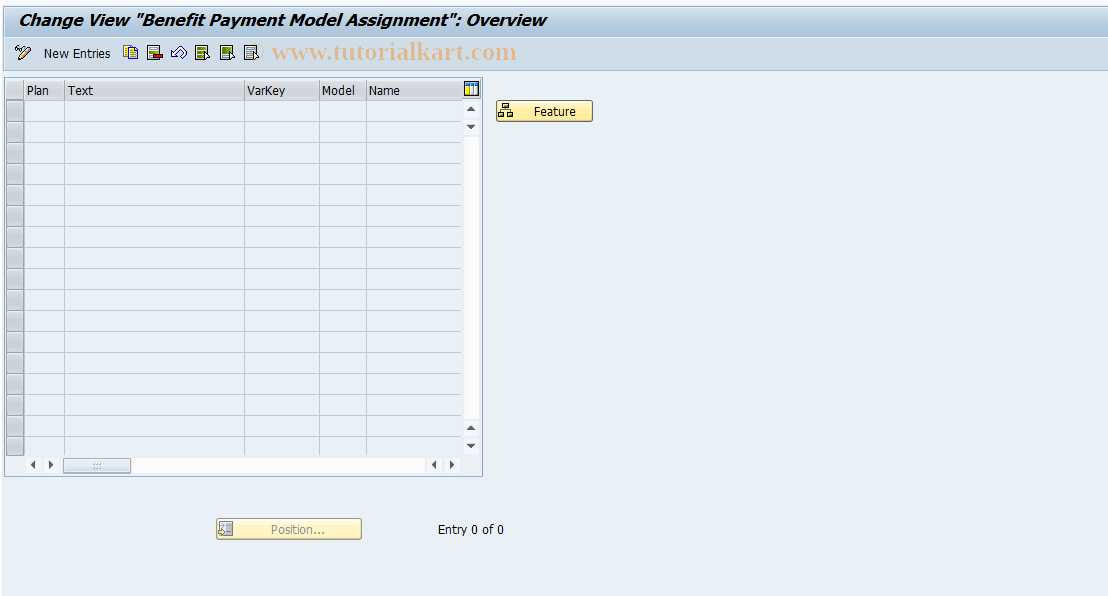 SAP TCode S_AHR_61000666 - IMG-Activity: OHABR_BEN004