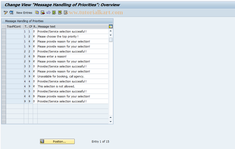 SAP TCode S_AHR_61000668 - IMG Activity: OFTP_PR_003_05