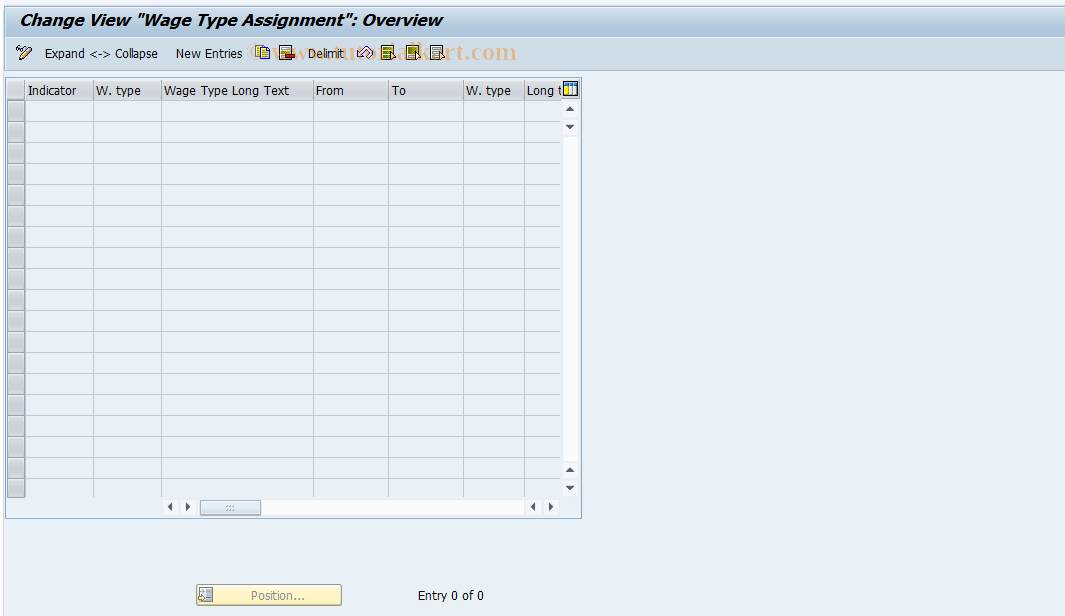 SAP TCode S_AHR_61000674 - IMG-Activity: OHABR_R1021