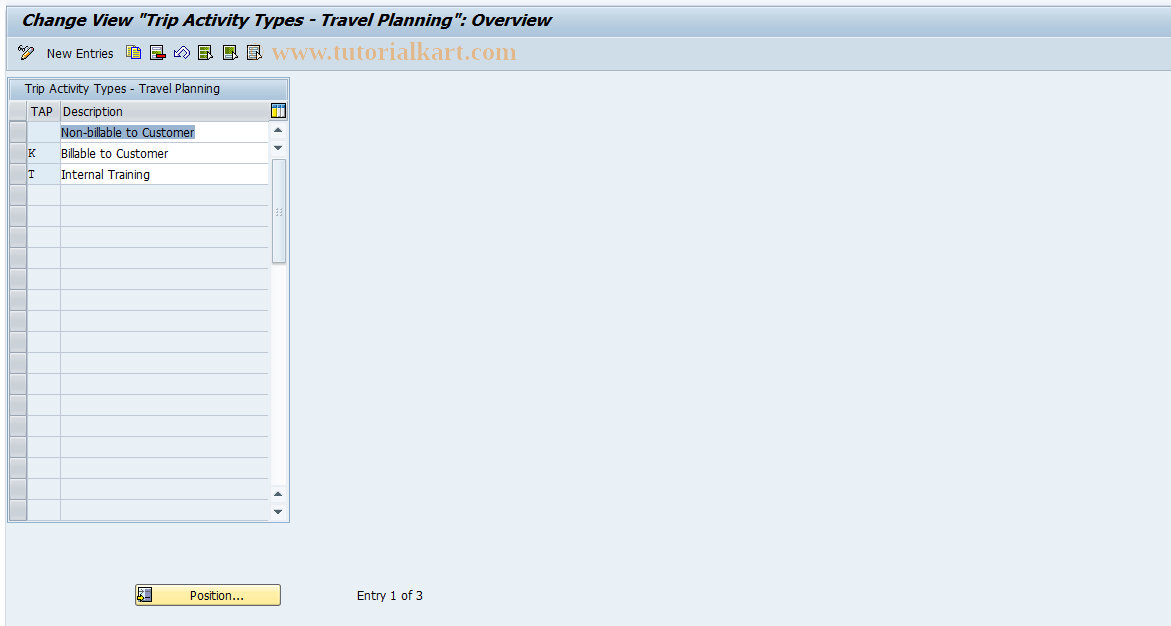 SAP TCode S_AHR_61000689 - IMG Activity: OFTP_PR_003_06