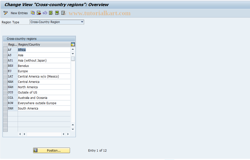 SAP TCode S_AHR_61000698 - IMG Activity: OFTP_MD_002_03