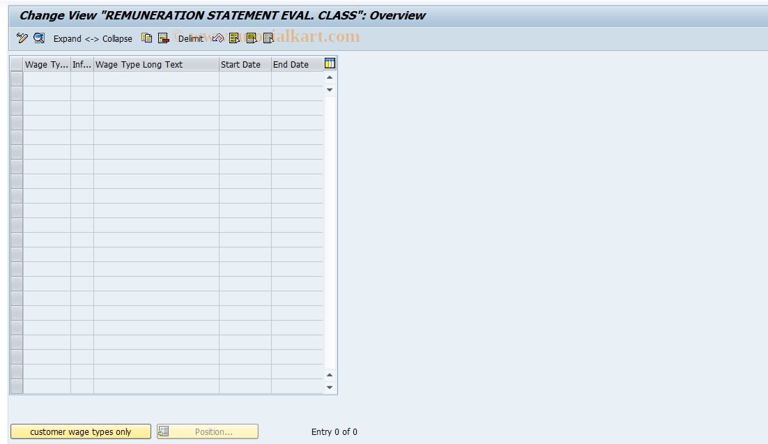 SAP TCode S_AHR_61000738 - IMG-Activity: SIMG_OHAMX_528