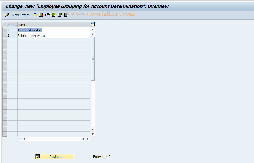 SAP TCode S_AHR_61000788 - IMG-Activity: OHAAR_RI015