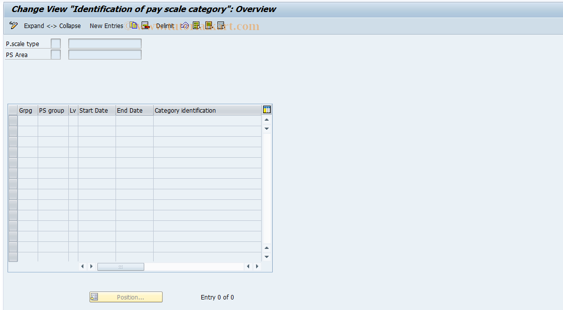SAP TCode S_AHR_61000796 - IMG-Activity: OHAARLI001