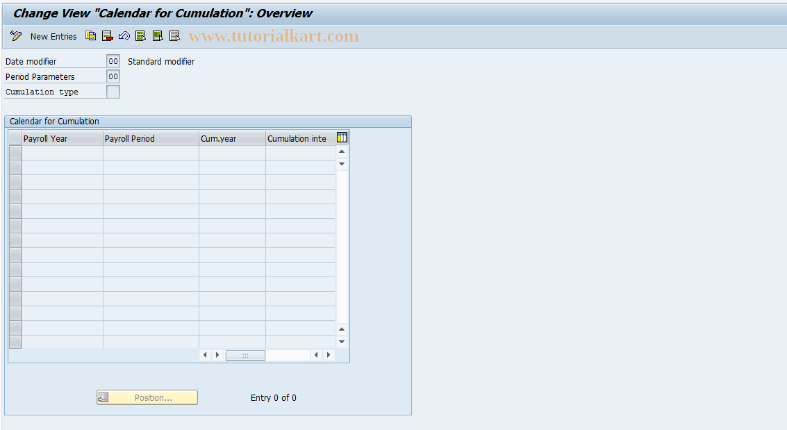 SAP TCode S_AHR_61000805 - IMG-Activity: OHAMX_0902