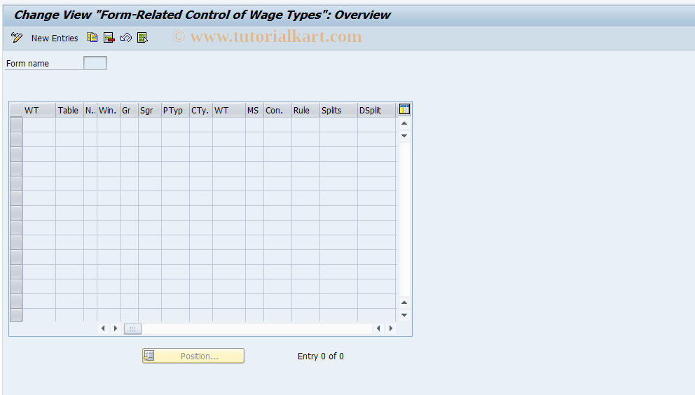 SAP TCode S_AHR_61000810 - IMG-Activity: SIMG_OHAMX_419