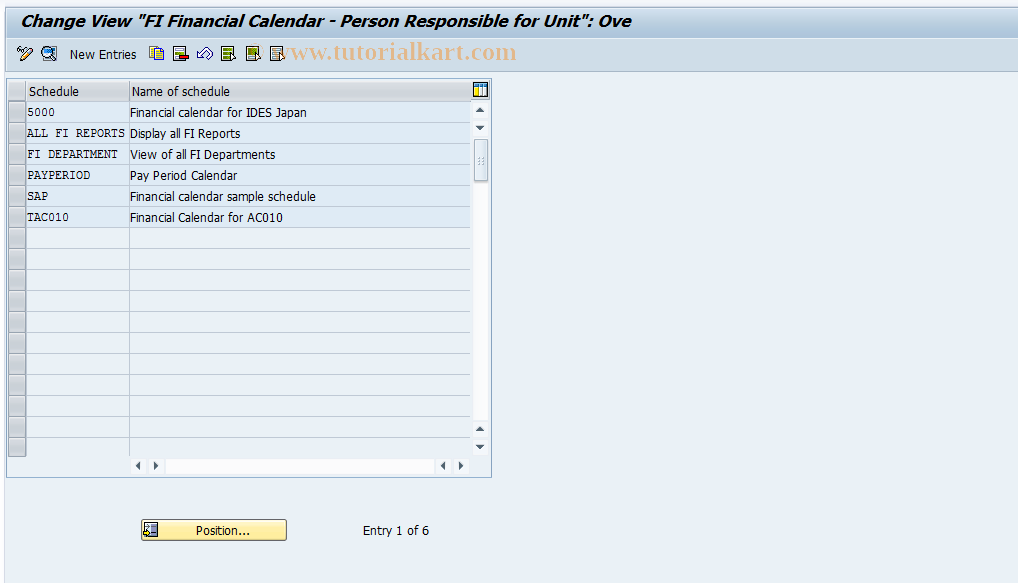 SAP TCode S_AHR_61000861 - IMG-Activity: OHAAR_PAY002