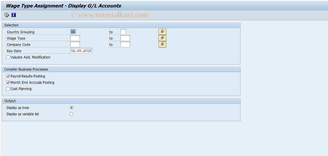 SAP TCode S_AHR_61000867 - IMG-Activity: OHAAR_RI062