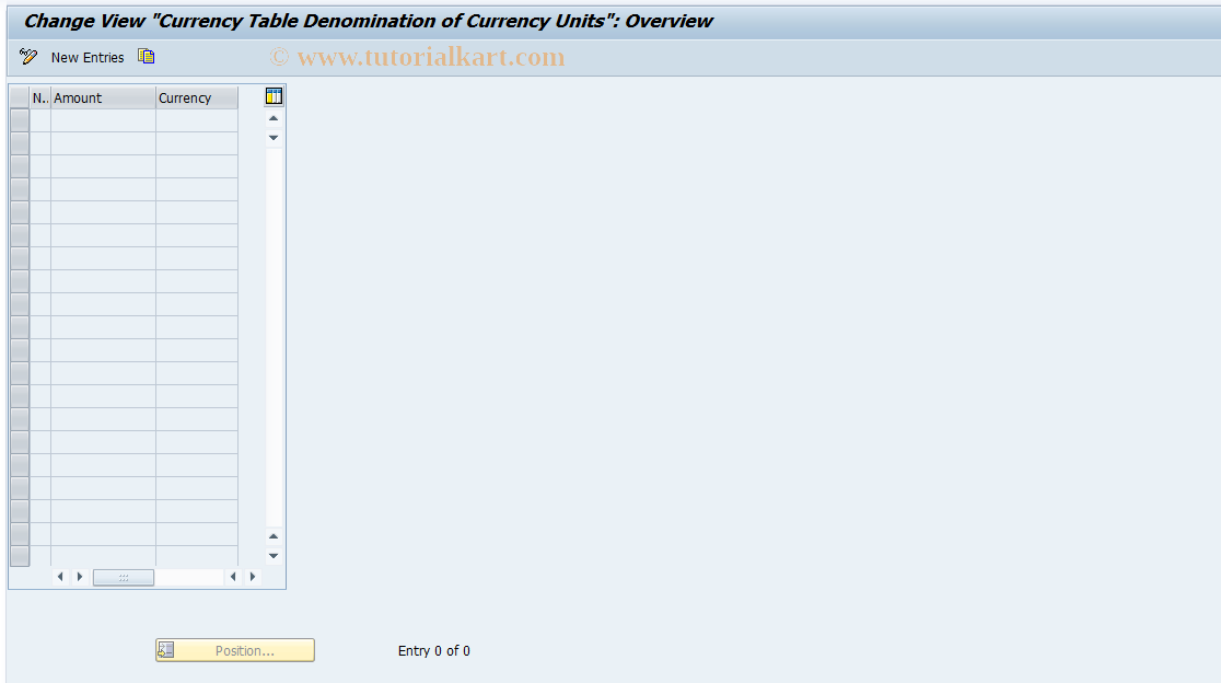 SAP TCode S_AHR_61000888 - IMG Activity: OHABR_MZ001