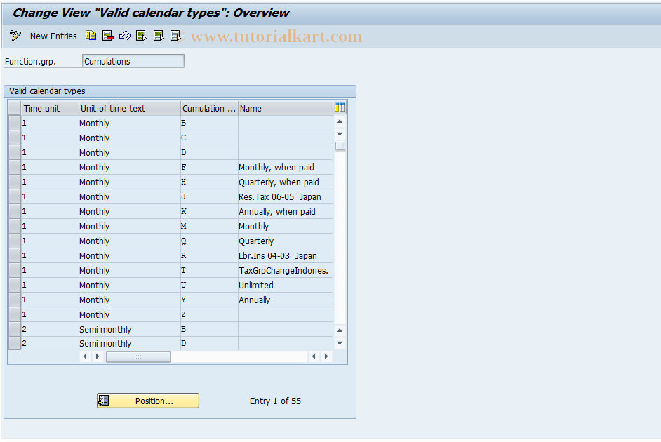 SAP TCode S_AHR_61000908 - IMG activity: OHABR_0912