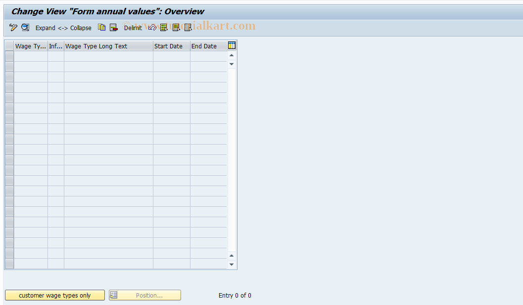 SAP TCode S_AHR_61000916 - IMG activity: OHABR_0903