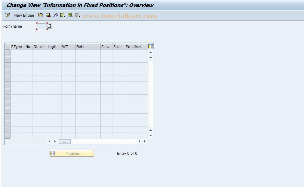 SAP TCode S_AHR_61000919 - IMG-Activity: SIMG_OHAAR_418