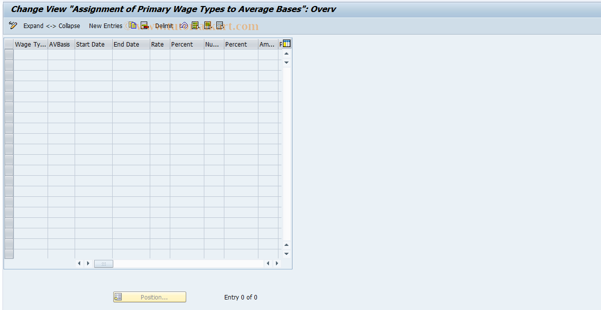 SAP TCode S_AHR_61000926 - IMG-Activity: OHAMX_AV_2W