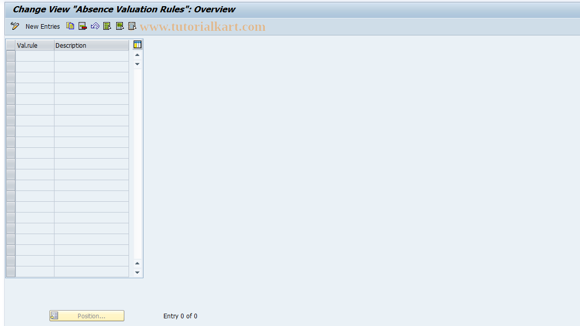 SAP TCode S_AHR_61000931 - IMG-Activity: OHAVE_AB001