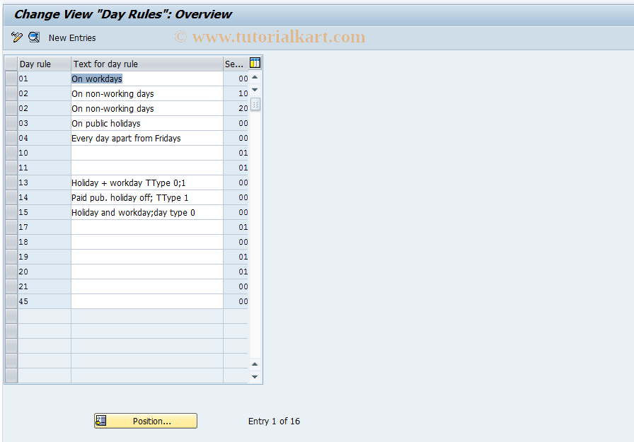 SAP TCode S_AHR_61000942 - IMG activity: OHABR_AB004