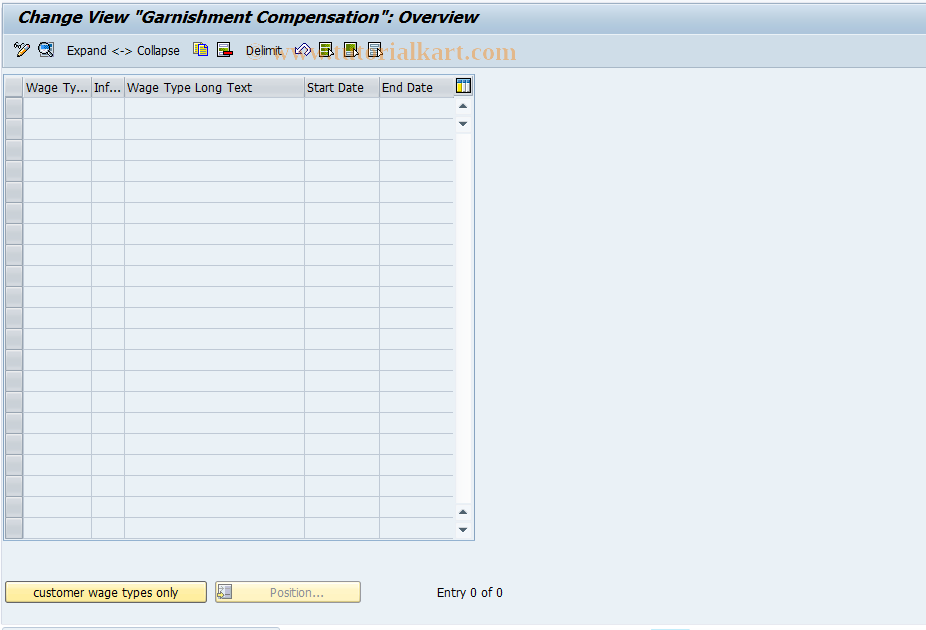 SAP TCode S_AHR_61000957 - Customizing Activity: OHAA6002