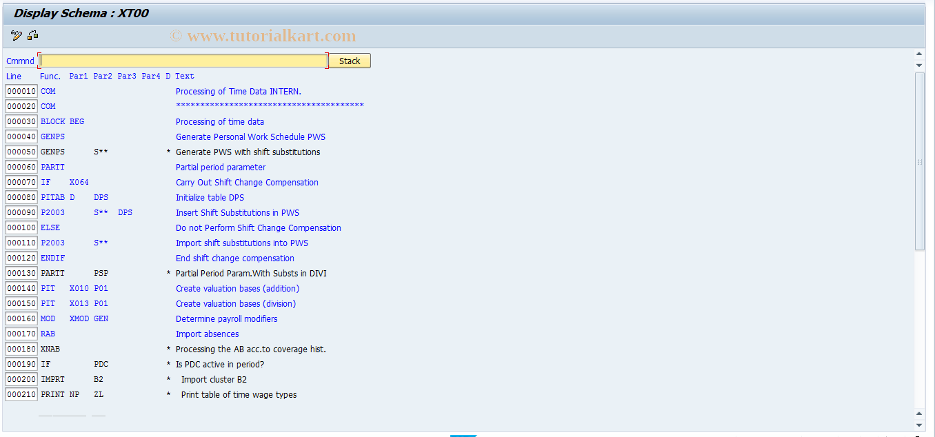 SAP TCode S_AHR_61000985 - IMG-Activity: OHAMX_TI210