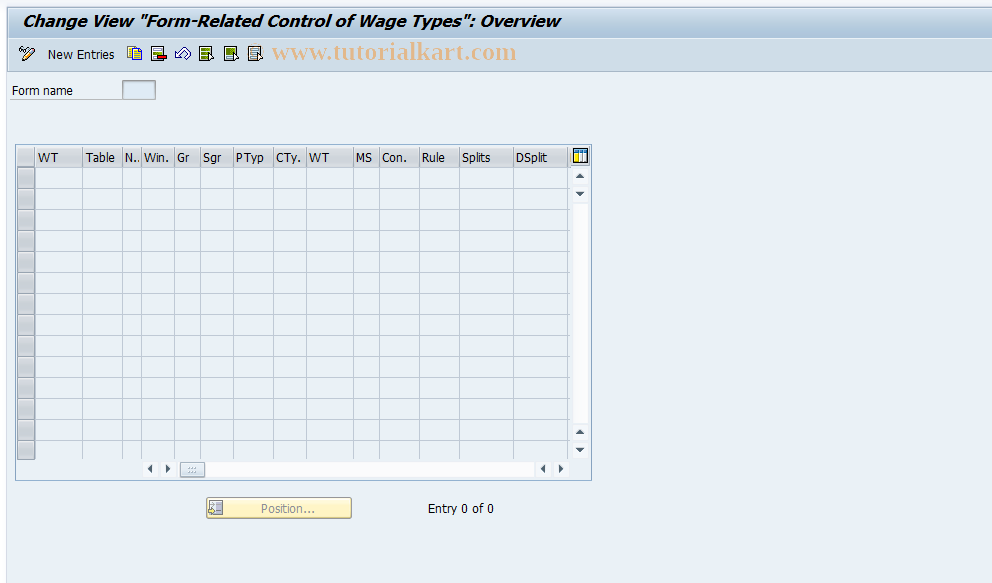 SAP TCode S_AHR_61001014 - IMG-Activity: SIMG_OHAAR_461