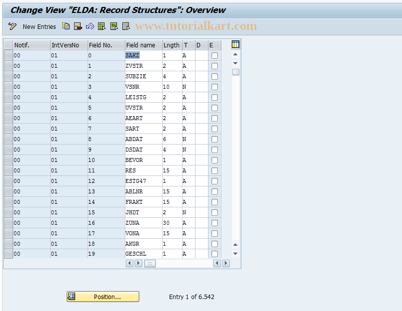 SAP TCode S_AHR_61001040 - Customizing Activity: OHAA112