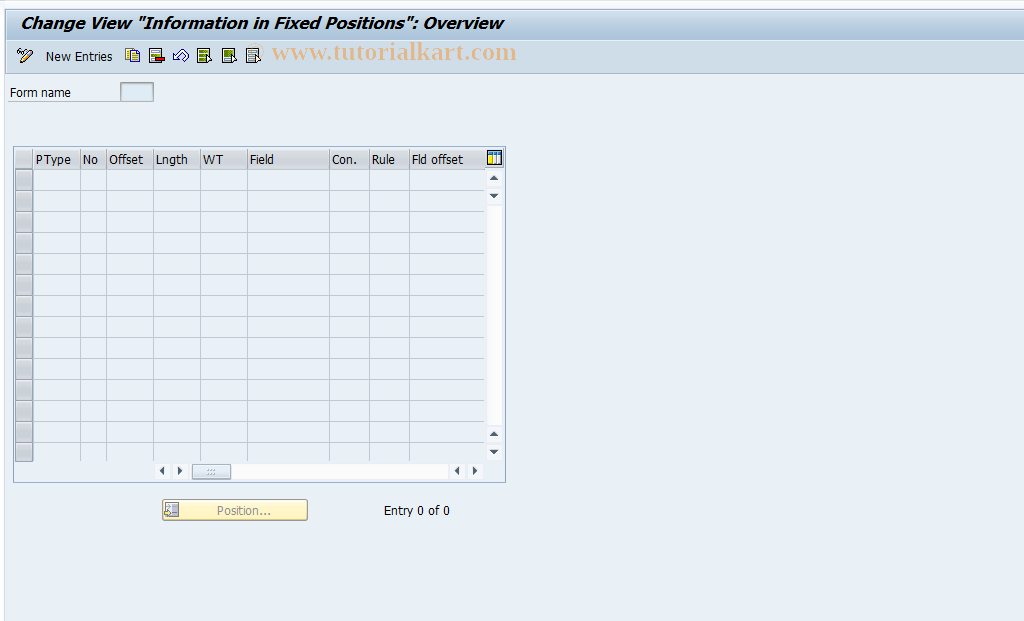 SAP TCode S_AHR_61001060 - IMG-Activity: SIMG_OHAAR_425