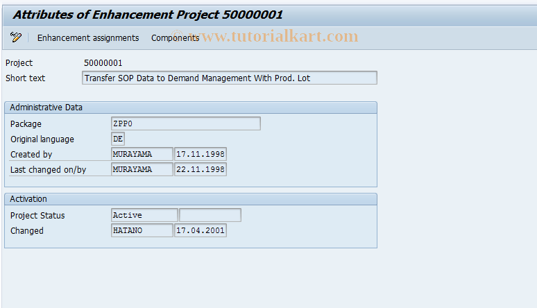 SAP TCode S_AHR_61001073 - IMG activity: OHABR_CE006