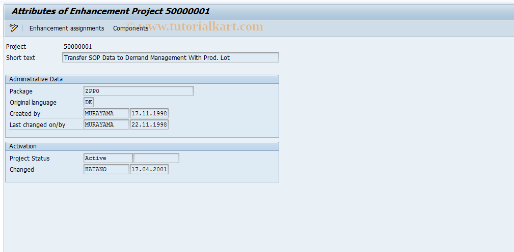 SAP TCode S_AHR_61001079 - IMG activity: OHABR_CE005