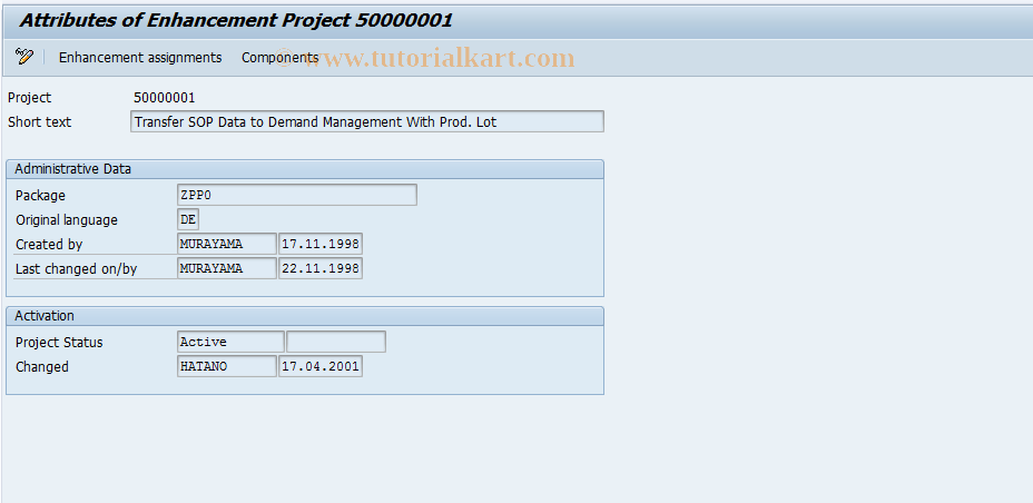 SAP TCode S_AHR_61001092 - IMG-Activity: OHAARCE006