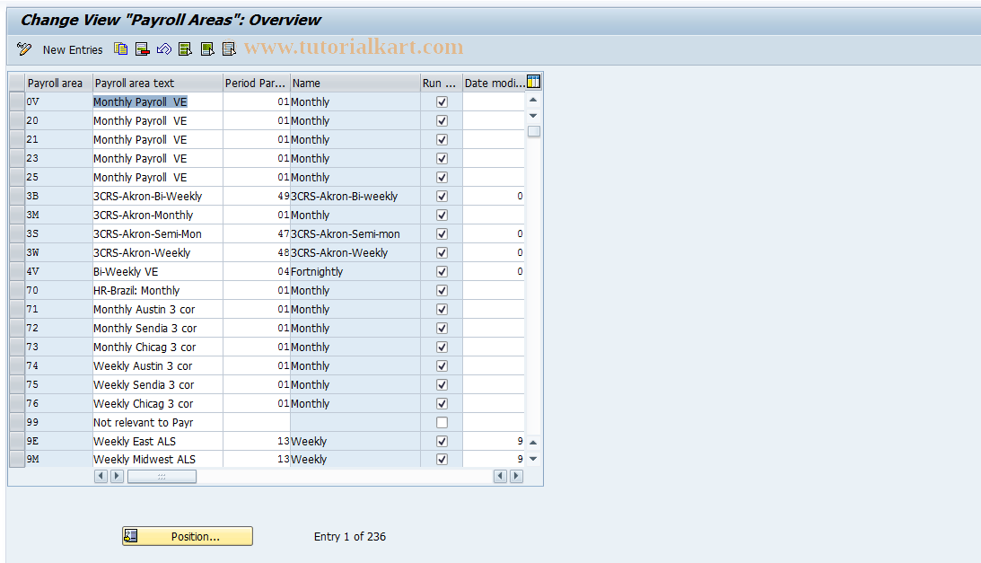 SAP TCode S_AHR_61001093 - IMG activity: OHABR_UM006