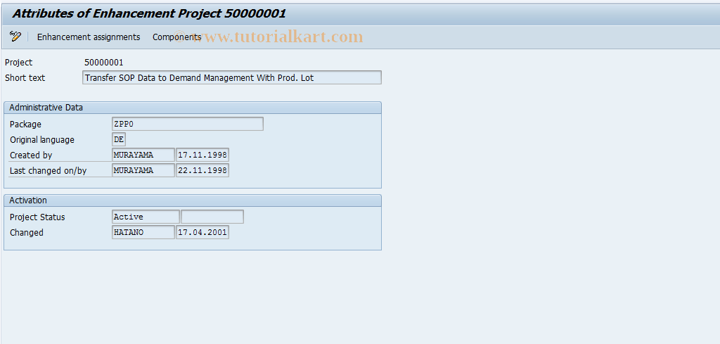 SAP TCode S_AHR_61001119 - IMG-Activity: OHAARCE009