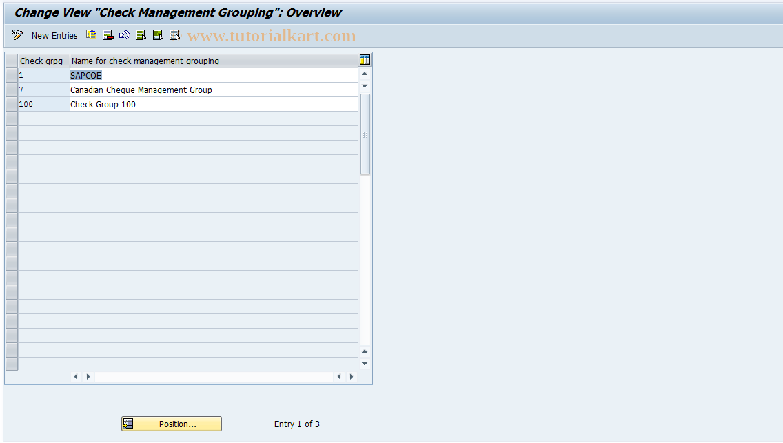 SAP TCode S_AHR_61001136 - IMG-Activity: OHAVE_OCRP01