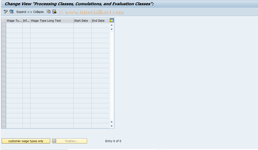 SAP TCode S_AHR_61001161 - IMG-Activity: OHAMX_PE230