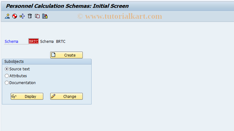 SAP TCode S_AHR_61001168 - IMG activity: OHABR_TI323