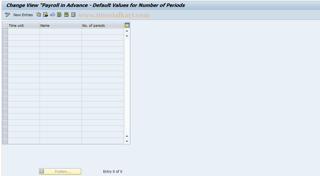 SAP TCode S_AHR_61001207 - IMG-Activity: OHAMX_OCAP001