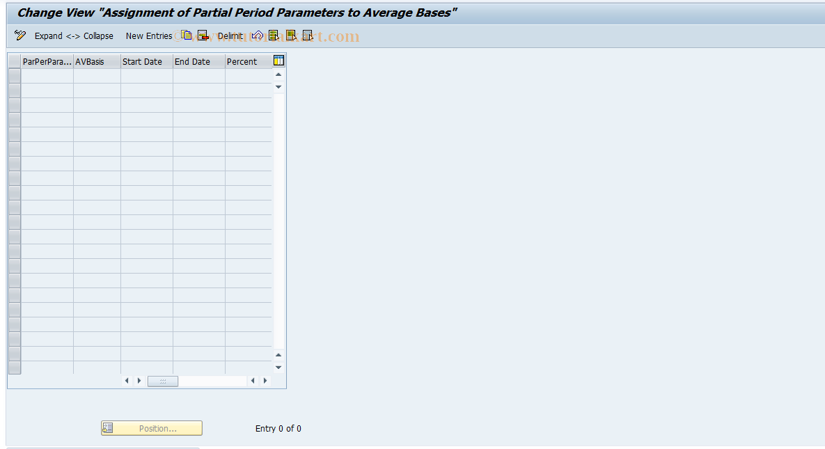 SAP TCode S_AHR_61001222 - IMG-Activity: OHAVE_AV_2W