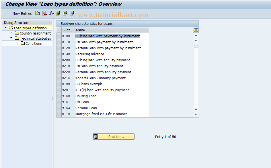 SAP TCode S_AHR_61001244 - Customizing Activity: OHAADL031