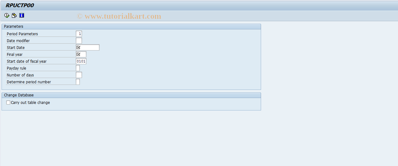 SAP TCode S_AHR_61001280 - IMG-Activity: OHAMX_UM008