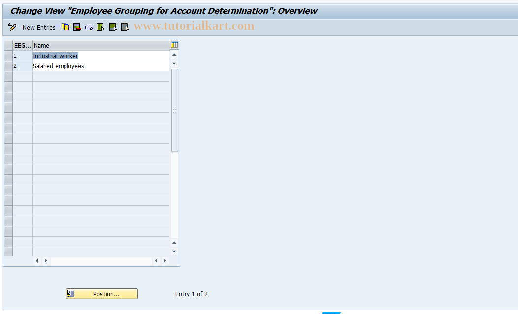 SAP TCode S_AHR_61001296 - IMG-Activity: OHAMX_RI015