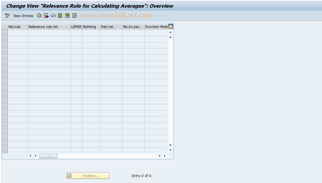 SAP TCode S_AHR_61001313 - IMG activity: OHABR_AV_ABCR