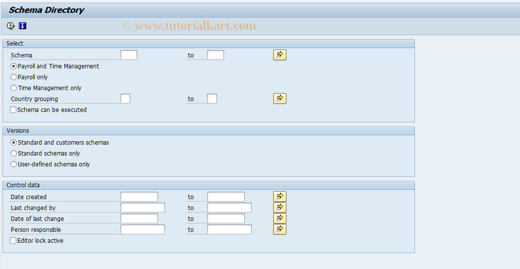 SAP TCode S_AHR_61001328 - IMG-Activity: OHAARES001