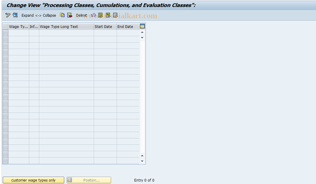 SAP TCode S_AHR_61001456 - IMG-Activity: OHAARAB008