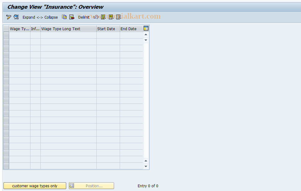 SAP TCode S_AHR_61001514 - IMG Activity: OHACAV230