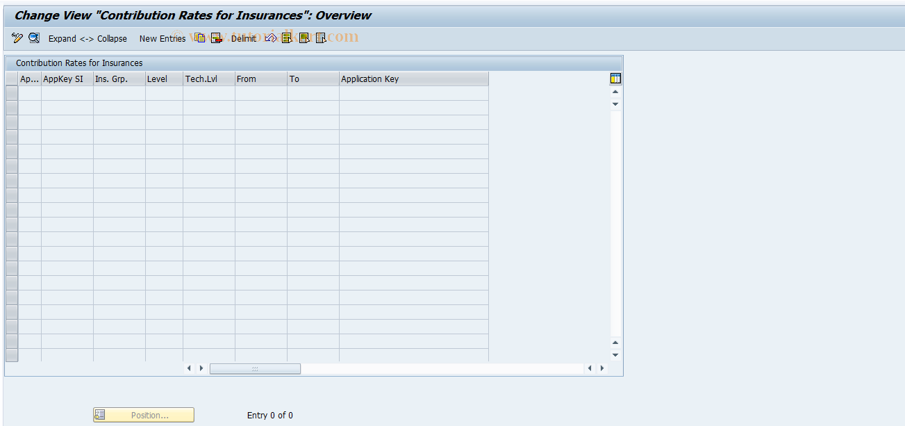 SAP TCode S_AHR_61001516 - IMG Activity: OHACAV250