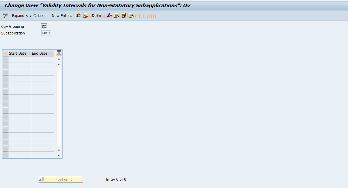 SAP TCode S_AHR_61001529 - IMG Activity: OHACAV241