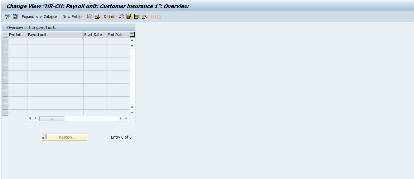 SAP TCode S_AHR_61001541 - IMG Activity: OHACAV244