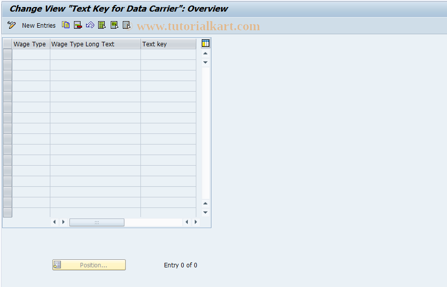 SAP TCode S_AHR_61001609 - IMG Activity: OHACDT004