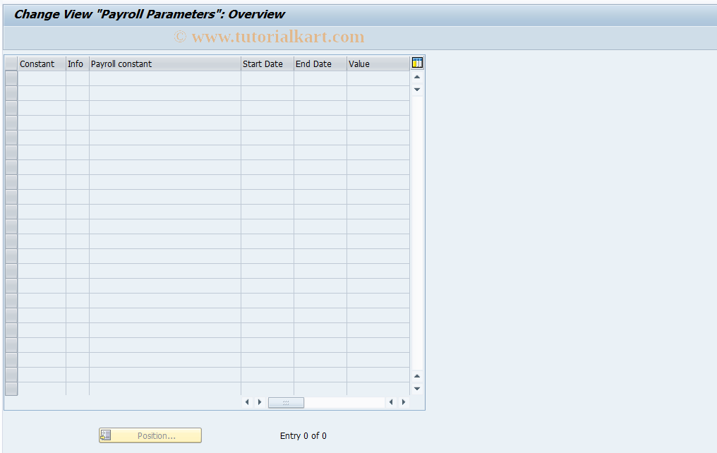 SAP TCode S_AHR_61001724 - IMG Activity: OHACSV048